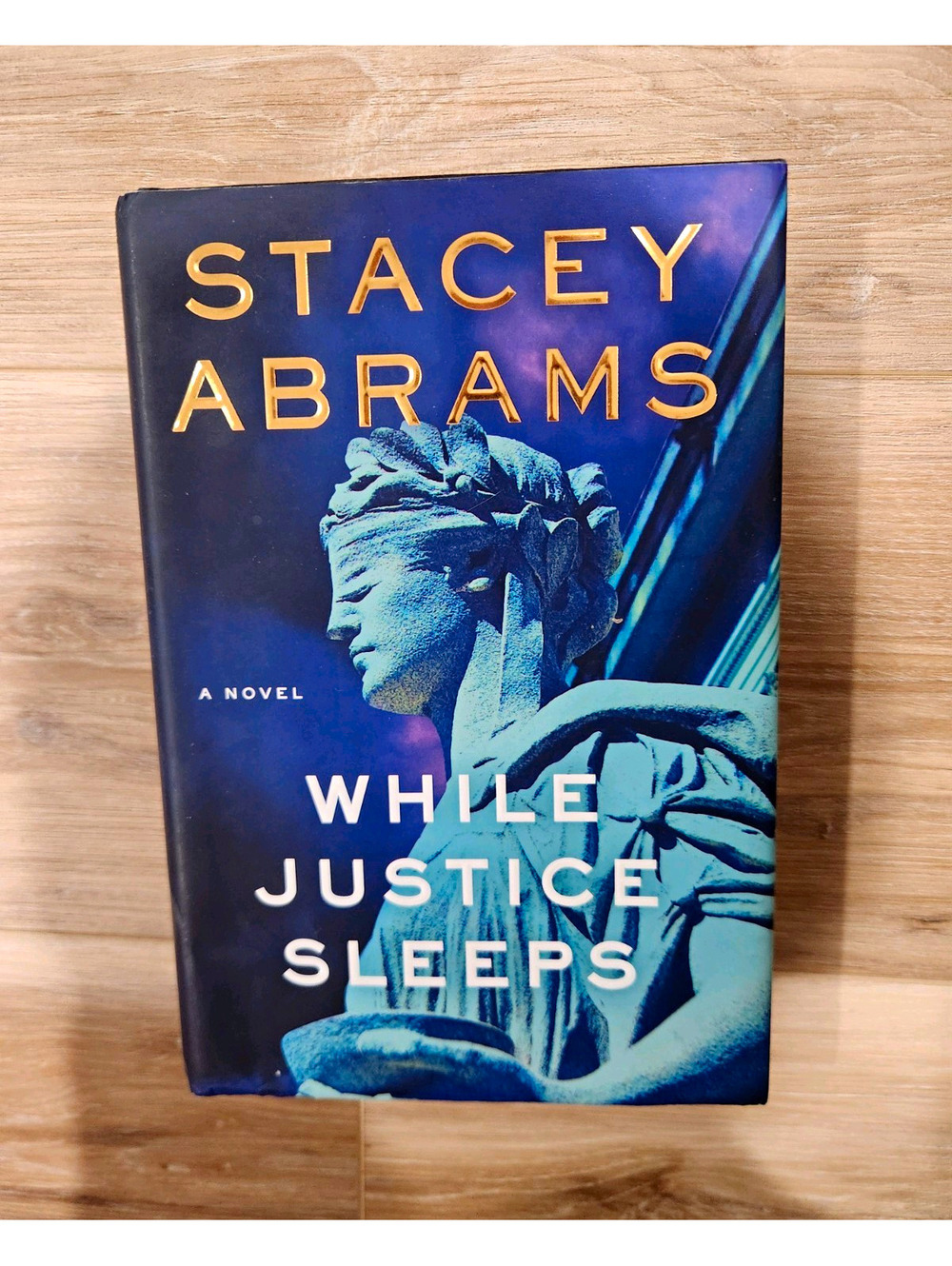 Stacey Y. Abrams While Justice Sleeps: A Thriller Hardcover 2021 1st Ed DJ